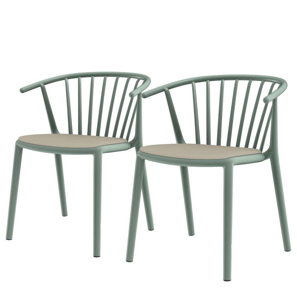home24 Armlehnenstuhl Woody (2er-Set)