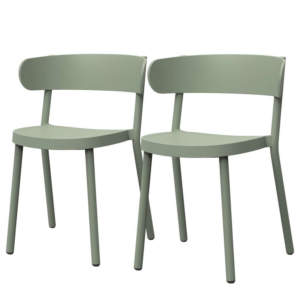 home24 Stapelstuhl Casino (2er-Set)