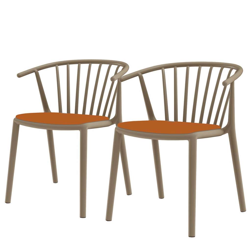 home24 Armlehnenstuhl Woody (2er-Set)