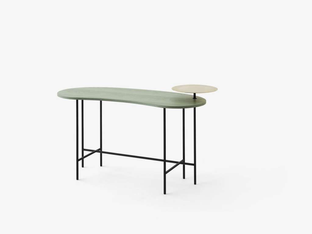 andTRADITION - Palette JH9 Schreibtisch - Grey green ash & brass - indoor