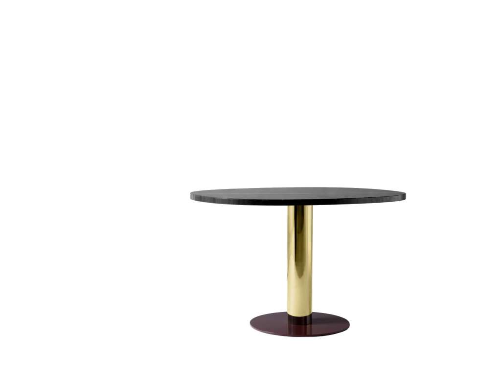 andTRADITION - Mezcla Esstisch - Nero Marq/Brass/Burgundy - indoor