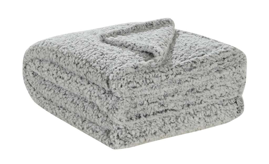 LAVIDA Fleecedecke  Teddy ¦ grau ¦ 100% Polyester  ¦ Maße (cm): B: 150 Heimtextilien > Kuscheldecken - Höffner