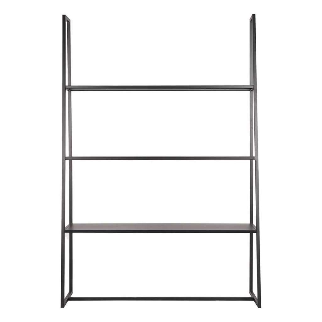 Raumteiler Regal in Schwarz 125 cm breit