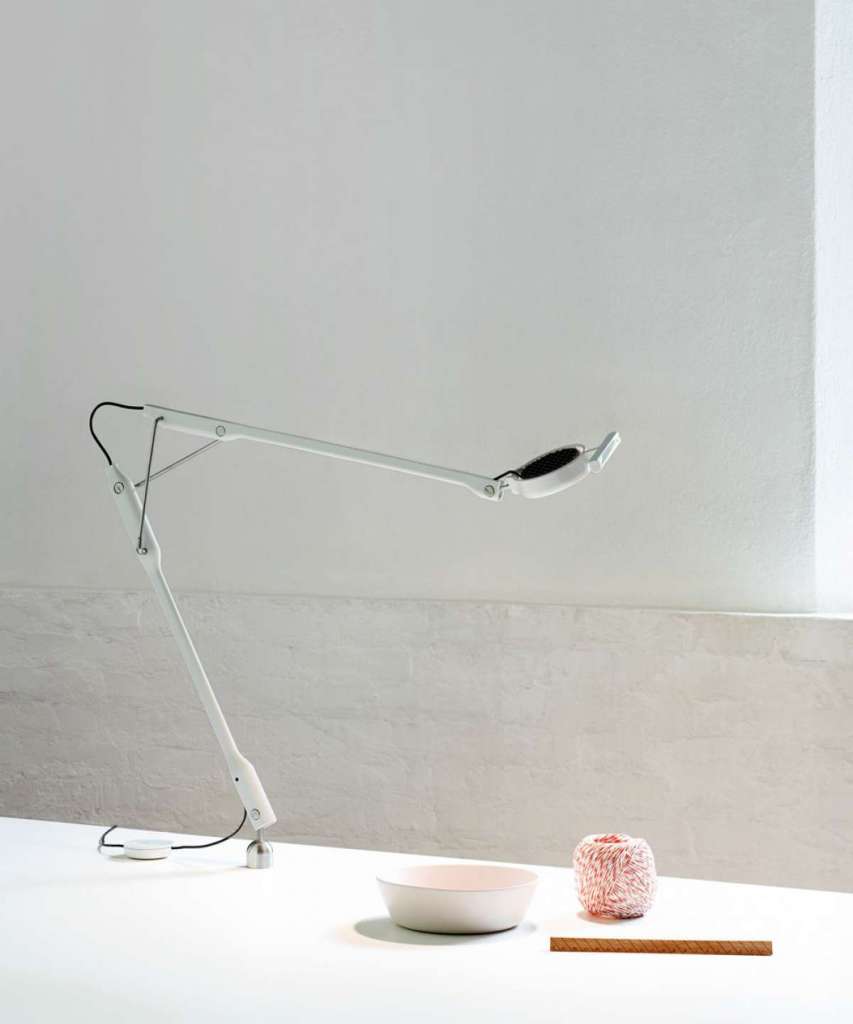Luceplan - Tivedo Tischleuchte - light grey/dark grey - dimmer+sensor - indoor