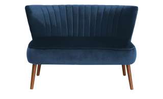 Playboy Sofabank  Kelly ¦ blau ¦ Maße (cm): B: 112 H: 76 T: 73 Polstermöbel > Sofas > Einzelsofas - Höffner