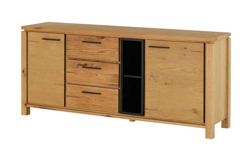 Sideboard  Trapani ¦ holzfarben ¦ Maße (cm): B: 180 H: 80 T: 45 Kommoden & Sideboards > Sideboards - Höffner
