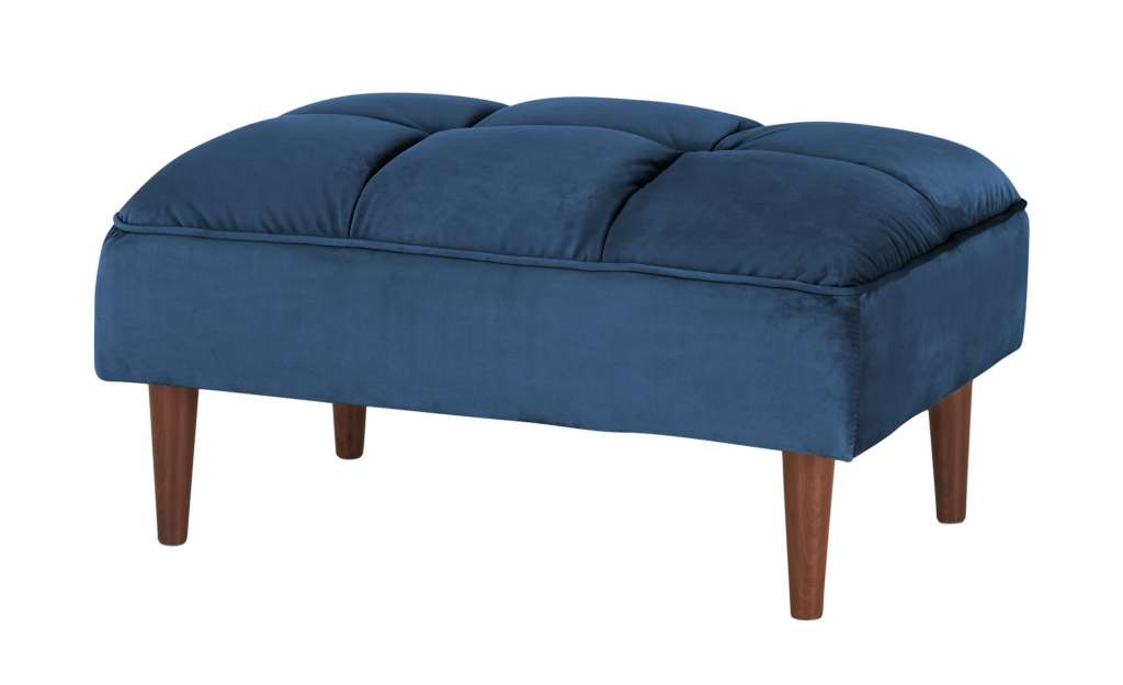 Playboy Polsterhocker  Scarlett ¦ blau ¦ Maße (cm): B: 88 H: 44 T: 57 Polstermöbel > Hocker - Höffner