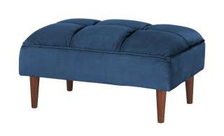 Playboy Polsterhocker  Scarlett ¦ blau ¦ Maße (cm): B: 88 H: 44 T: 57 Polstermöbel > Hocker - Höffner