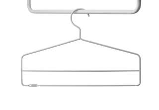 String - Kleiderhaken 4er Set - grau - indoor
