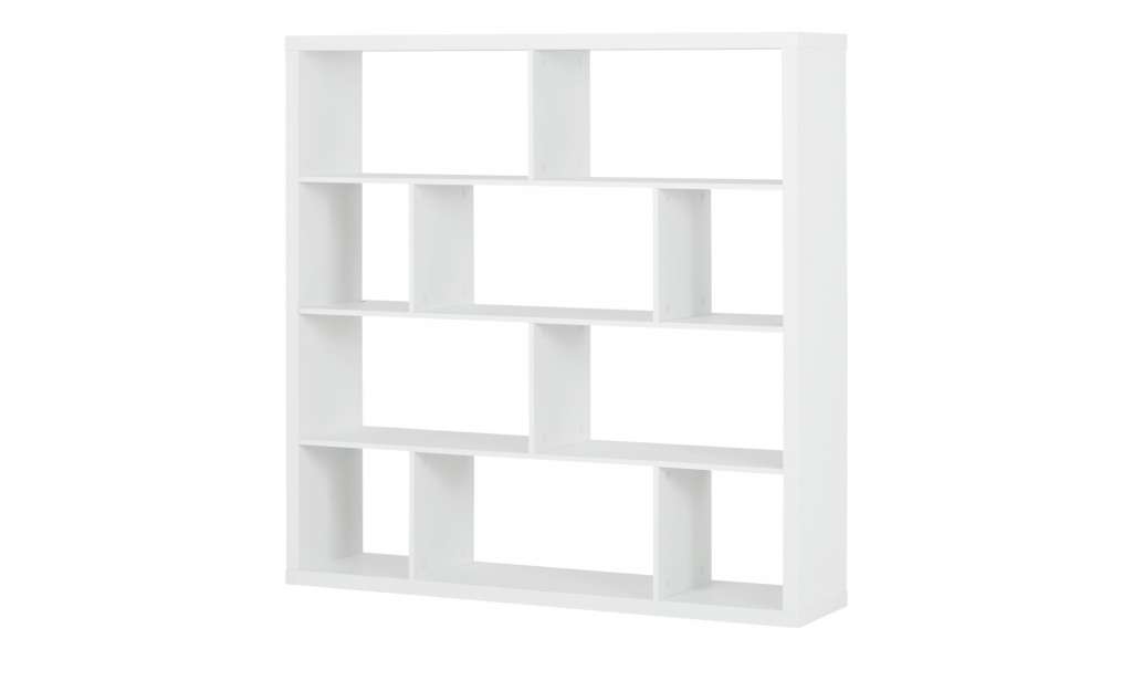 smart Raumteiler mit 10 Fächern  Up2U ¦ weiß ¦ Maße (cm): B: 150,1 H: 150,1 T: 35 Regale > Bücherregale - Höffner