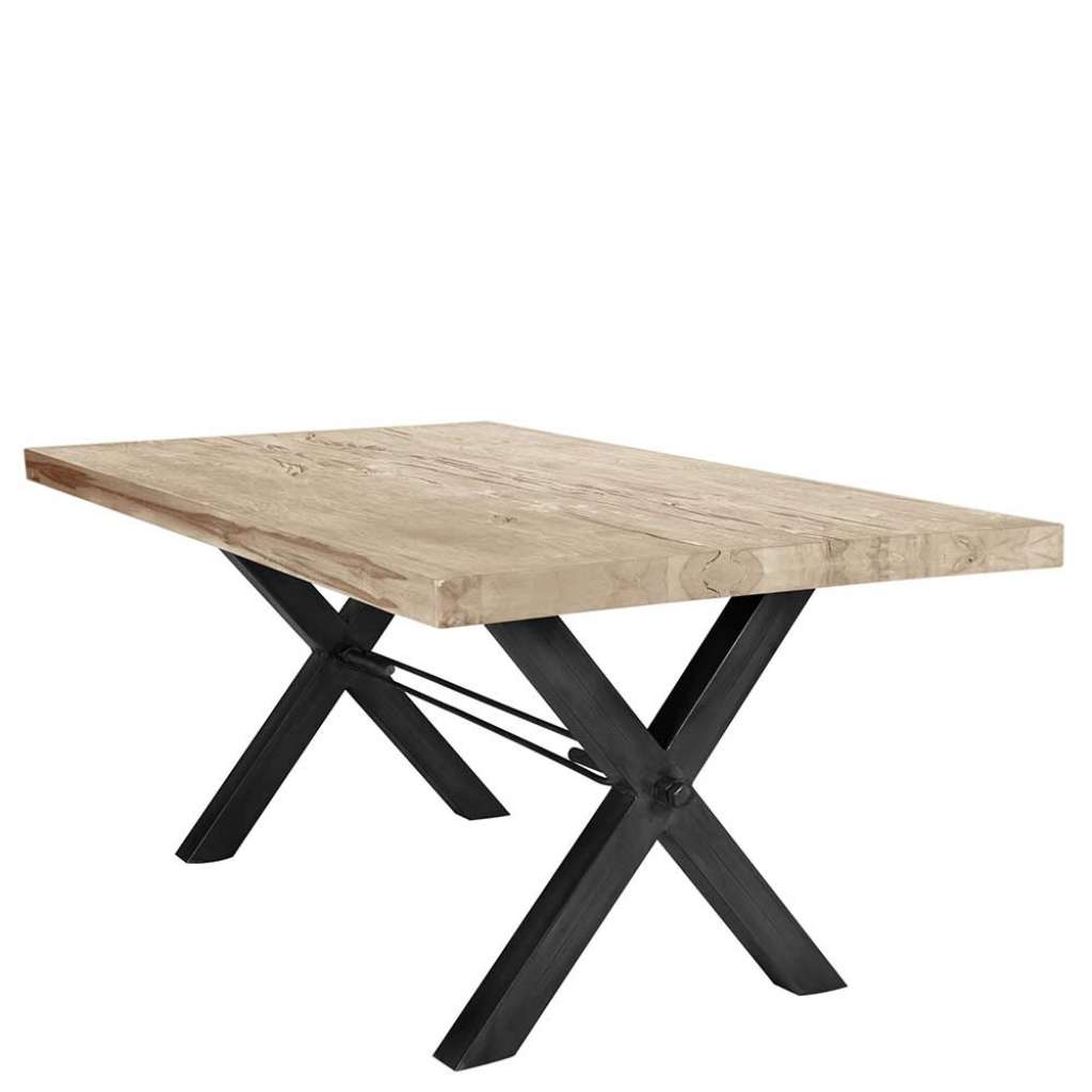 Esszimmer Tisch in Eiche White Wash massiv 240 cm breit