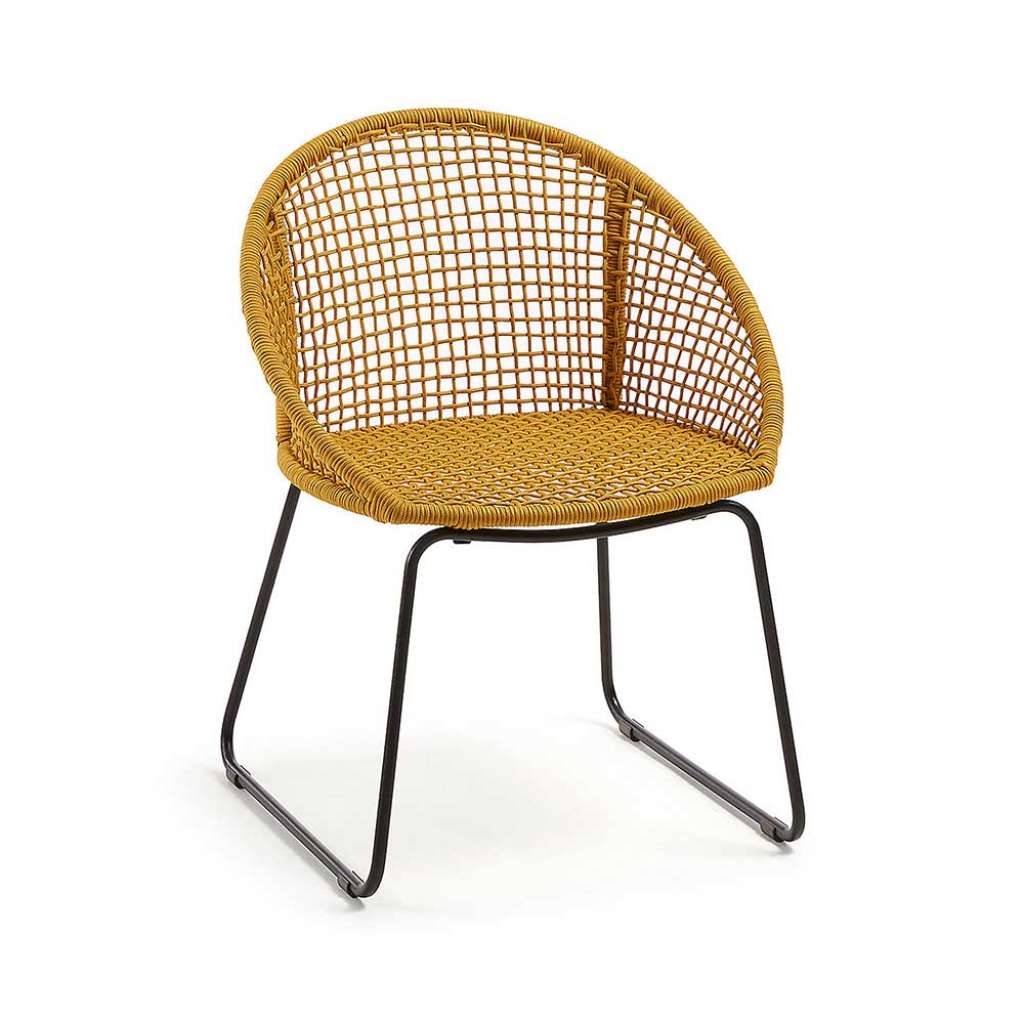 Stühle in Gelb In- und Outdoor geeignet (2er Set)
