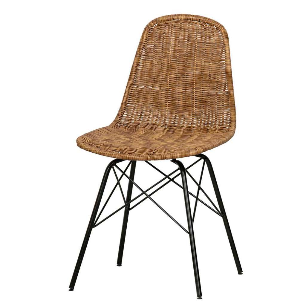 Kunstrattan Stühle in Braun In- und Outdoor geeignet (2er Set)