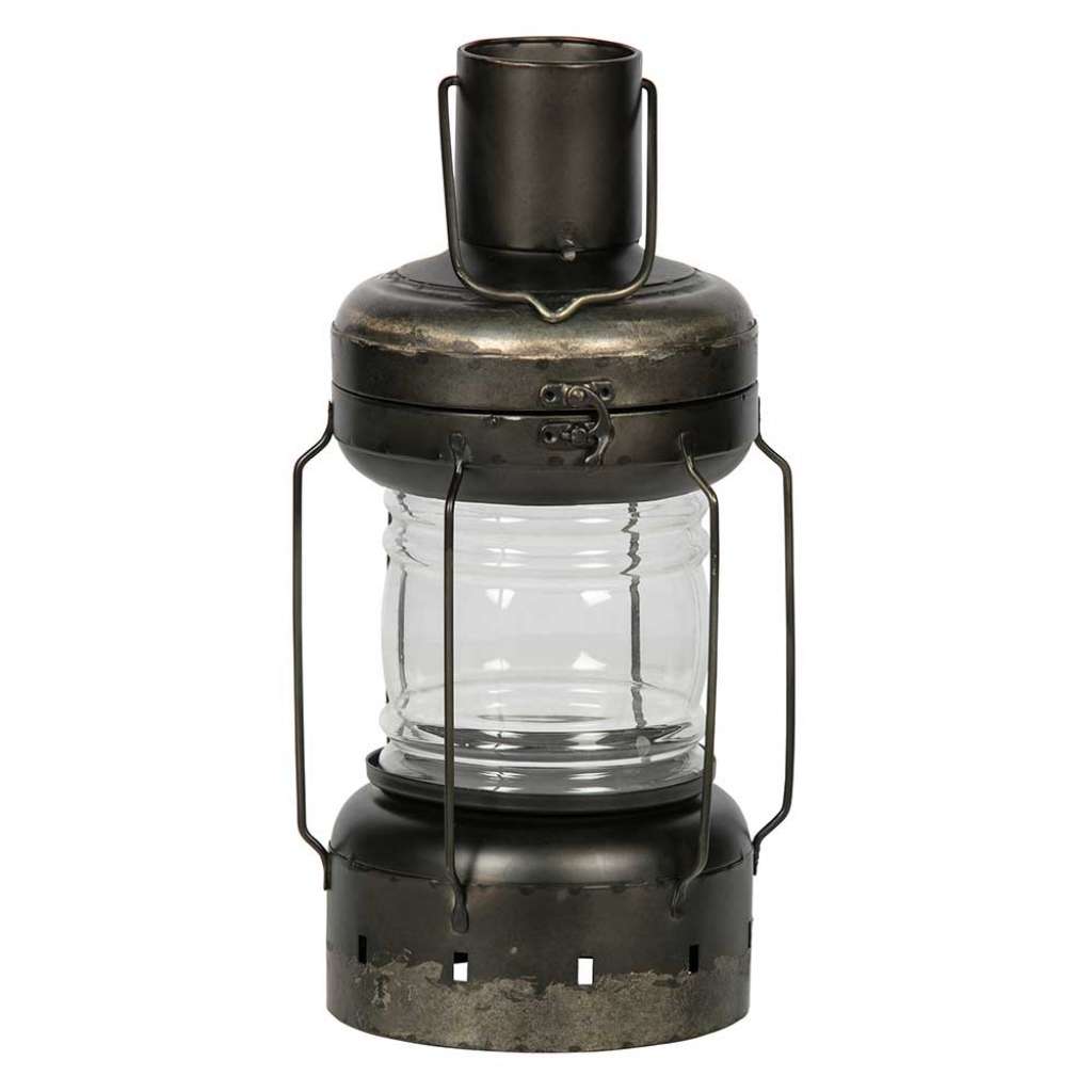 Stahl Laternen in Schwarz Loft Design (3er Set)