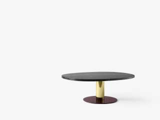 andTRADITION - Mezcla Couchtisch - Nero Marq/Brass/Burgundy  - 120 x 90 cm - indoor