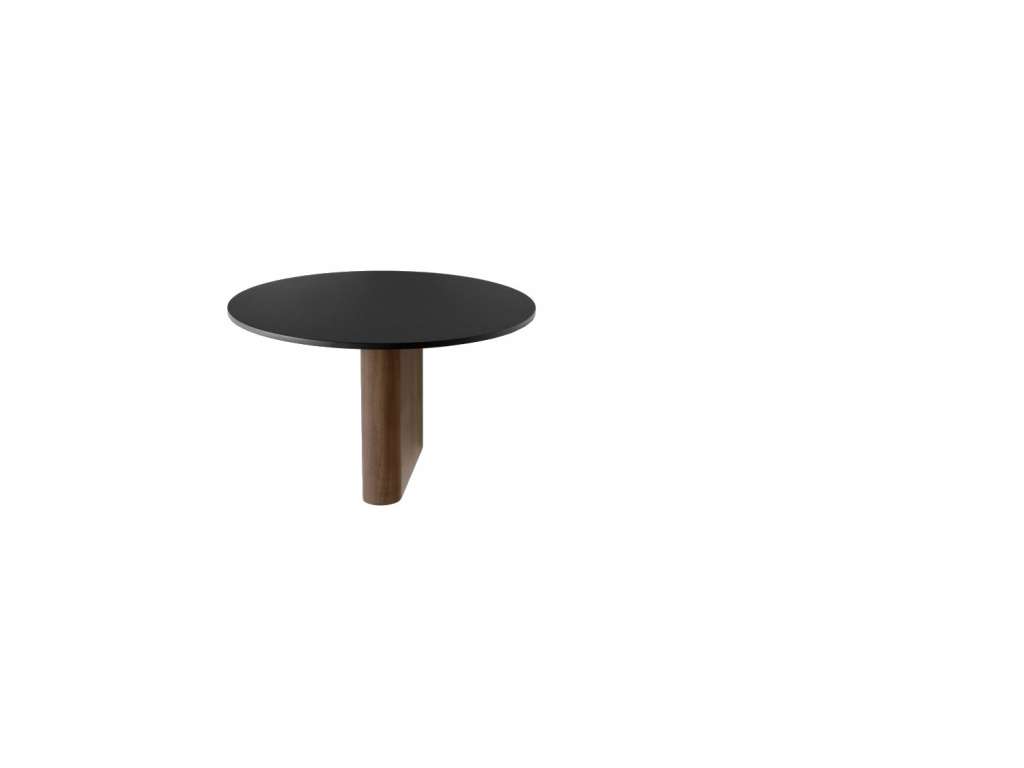 andTRADITION - Column JA1 Wandregal - Solid Walnut & Black Anodized - indoor