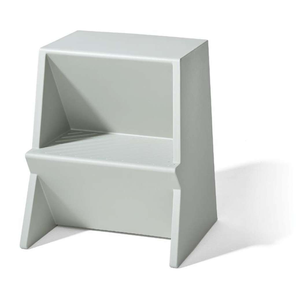 Richard Lampert - Mono Tritthocker - achatgrau - indoor