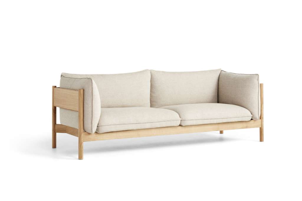 HAY - Arbour 3 Sitzer Sofa - Hallingdal 220 - Eiche geölt und gewachst - indoor