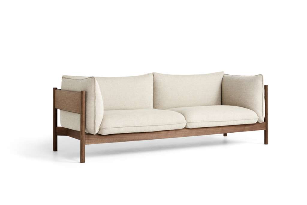 HAY - Arbour 3 Sitzer Sofa - Hallingdal 220 - Walnuss geölt und gewachst - indoor