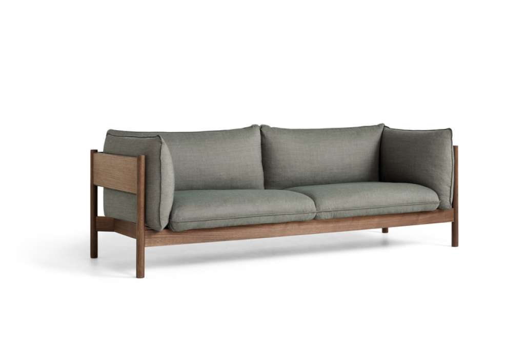 HAY - Arbour 3 Sitzer Sofa - Atlas 931 - Walnuss geölt und gewachst - indoor