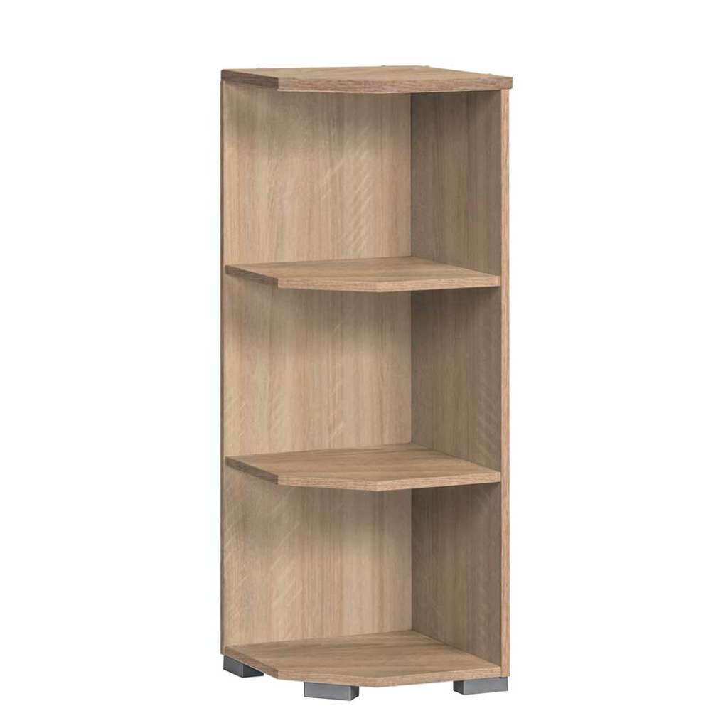 Eck Büroregal in Sonoma Eiche 110 cm hoch