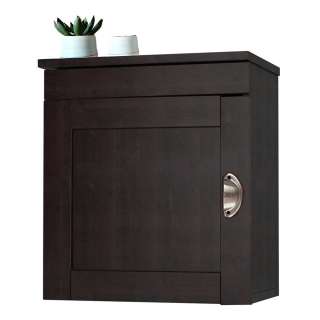 Küchen Hängeschrank in Wengefarben Kiefer Massivholz