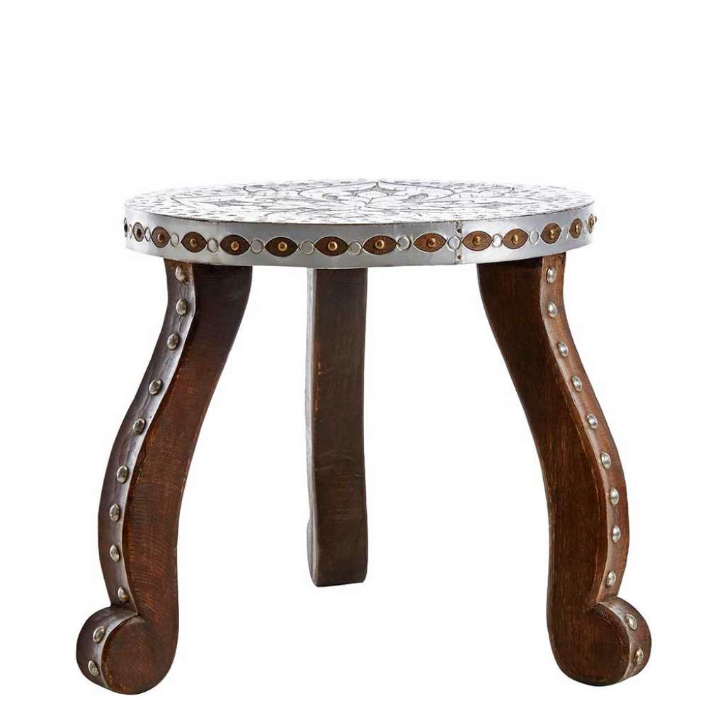 Beistelltisch im orientalischen Stil rund