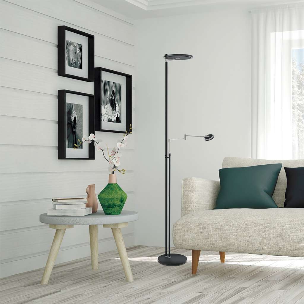 home24 LED-Stehleuchte Turound VI