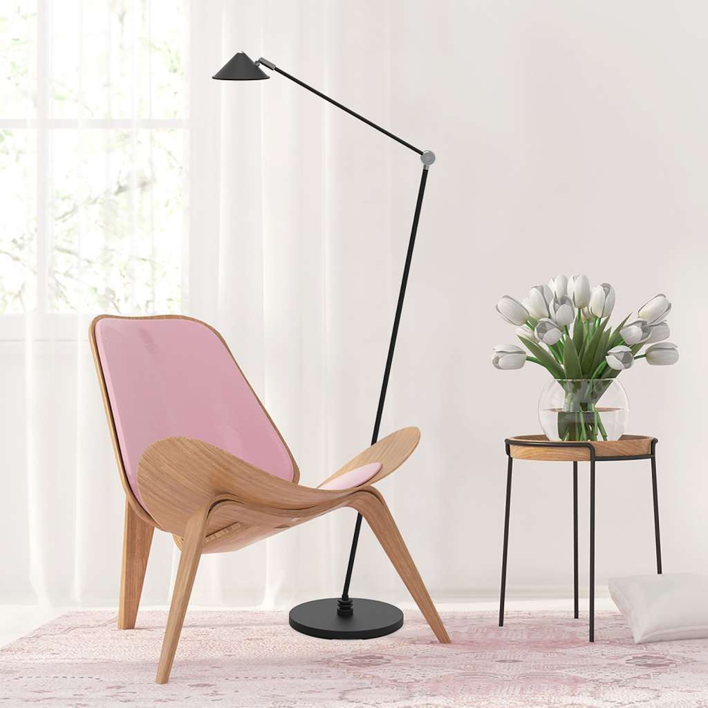 home24 LED-Stehleuchte Punkt II