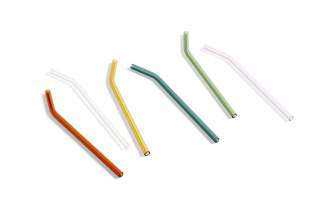 HAY - Sip Glasstrohhalme 6er Set - smooth - indoor
