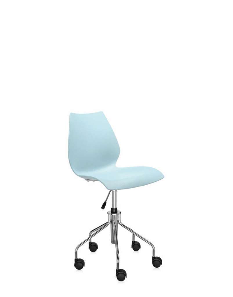 Kartell - Maui Drehstuhl - hellblau - indoor