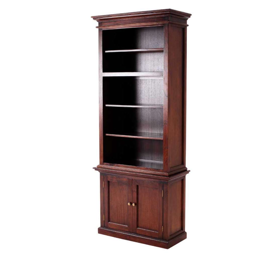 Bücherregal in Mahagonifarben 220 cm hoch