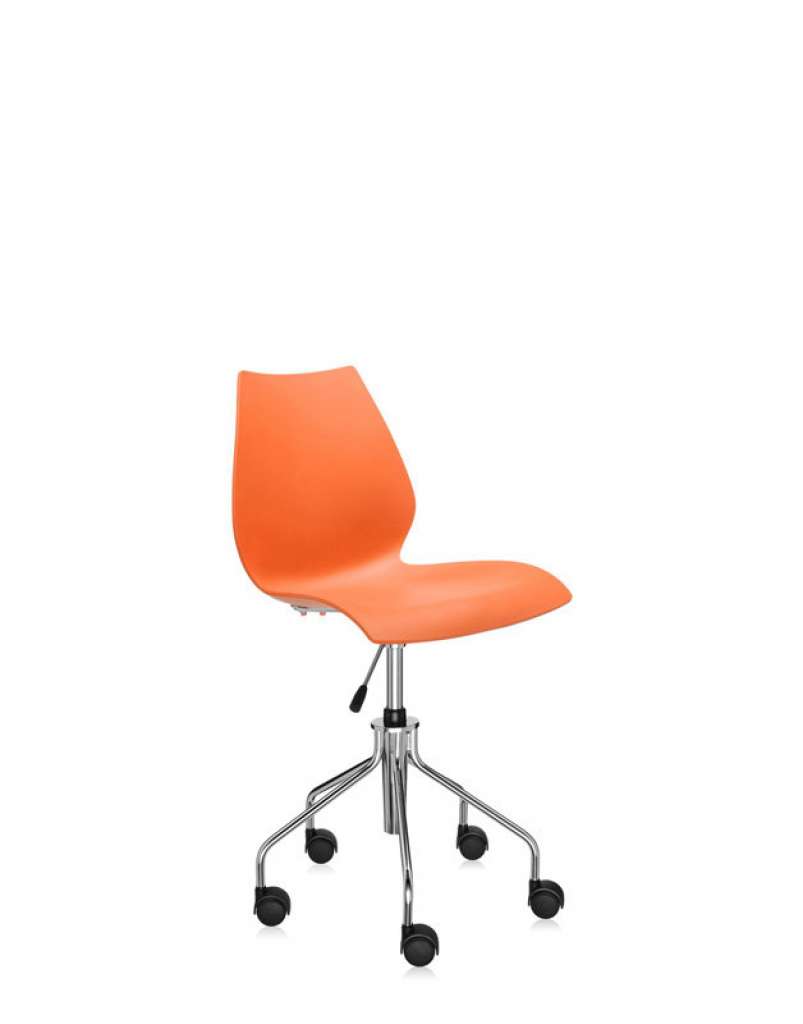 Kartell - Maui Drehstuhl - orange - indoor