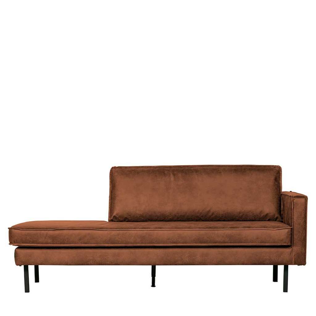 Dreisitzer Sofa aus Recyclingleder Cognac Braun