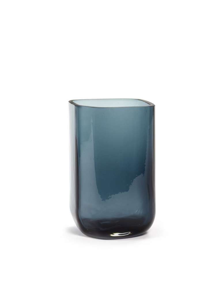 Serax - Silex Vase - H 21 cm - blau - indoor