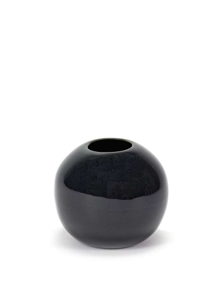 Serax - Terres De Rêve Kugelvase S - dunkelblau - indoor