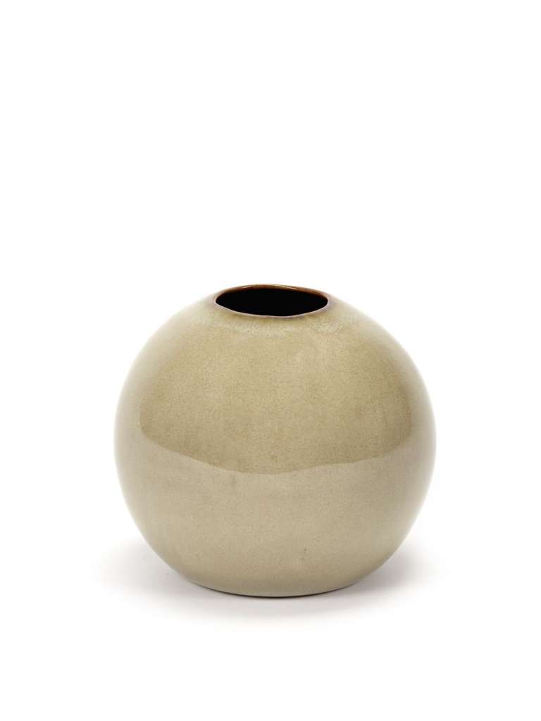 Serax - Terres De Rêve Kugelvase M - misty grey - indoor