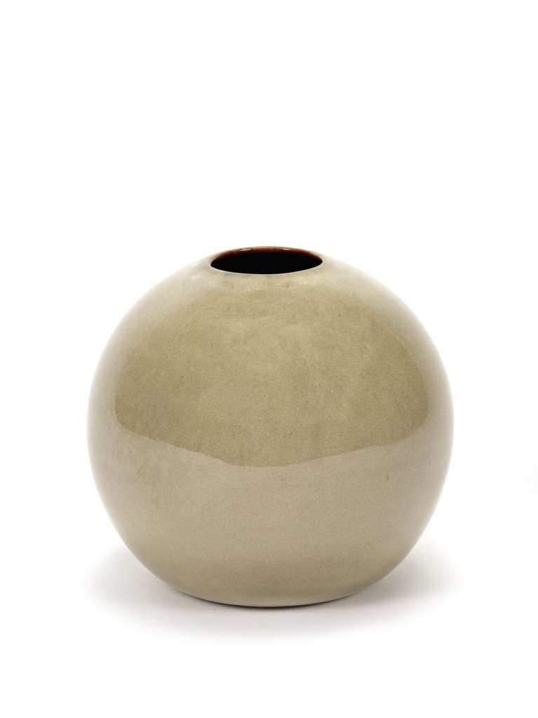 Serax - Terres De Rêve Kugelvase L - misty grey - indoor
