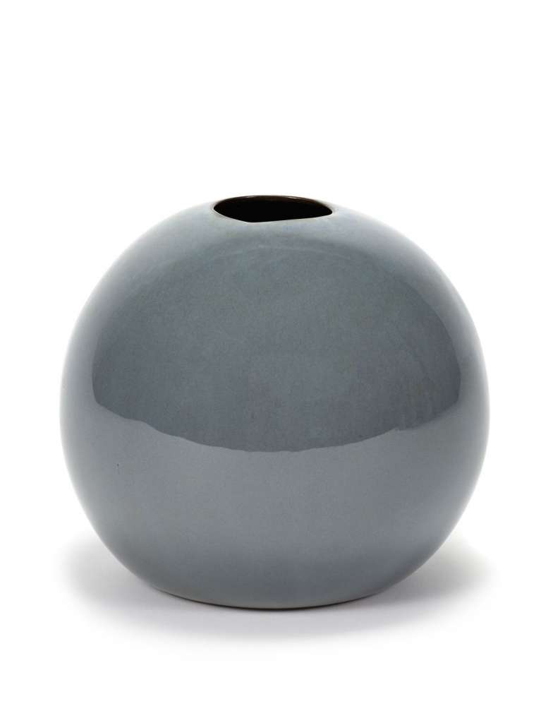 Serax - Terres De Rêve Kugelvase XL - misty grey - indoor