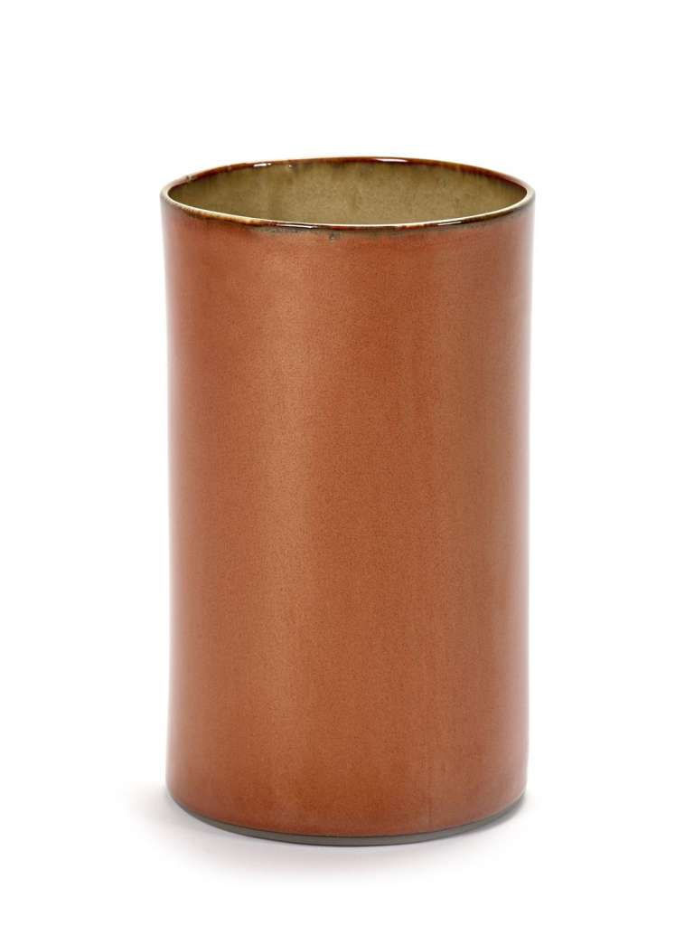 Serax - Terres De Rêve Zylindervase - hoch - rust - indoor