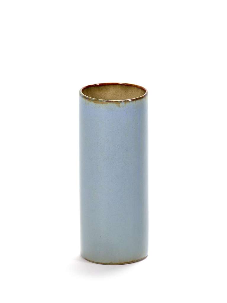 Serax - Terres De Rêve Rohrvase S - smokey blue - indoor