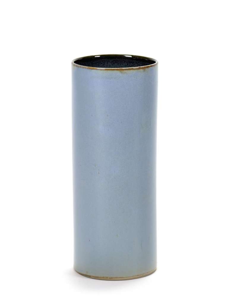 Serax - Terres De Rêve Rohrvase M - smokey blue - indoor