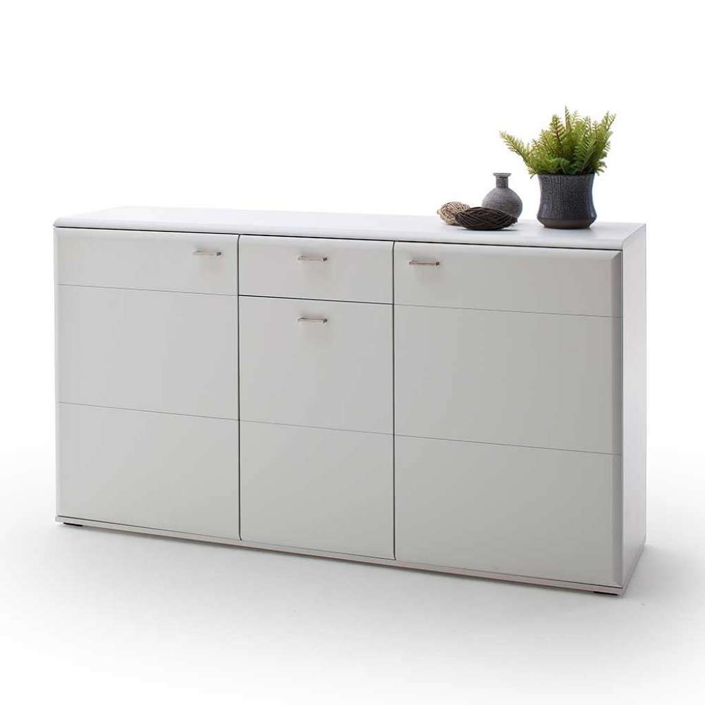 Weißes Sideboard 165 cm breit 3 Türen