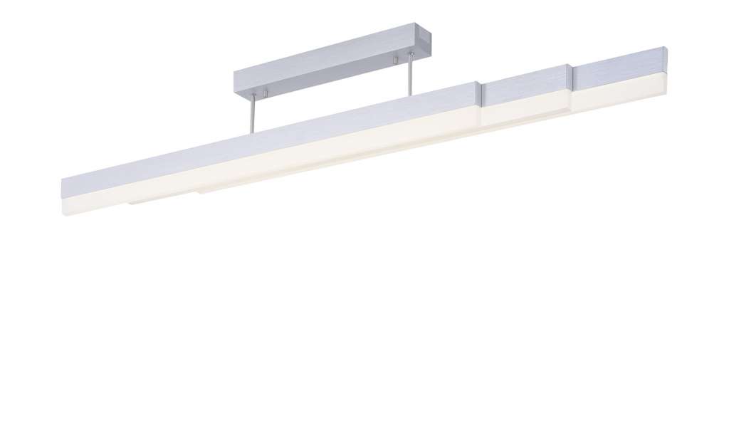 Q-Smart Home Lights Deckenleuchte, 3-flammig, ausziehbar, Aluminium ¦ silber ¦ Maße (cm): B: 179 H: 19 Lampen & Leuchten > Innenleuchten > Deckenleuchten - Höffner