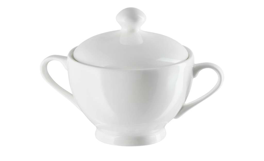 Peill+Putzler Zuckerdose  Roma ¦ weiß ¦ Porzellan ¦ Maße (cm): B: 10,2 H: 11 Ø: 10.2 Geschirr > Einzelgeschirrteile - Höffner