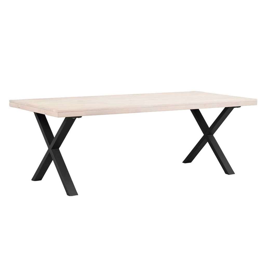Esstisch in Eiche White Wash massiv 220 cm breit