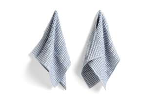 HAY - Twist Küchenhandtuch 4er Set - sky blue - indoor