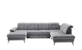 Wohnlandschaft  Melly ¦ grau ¦ Maße (cm): B: 359 T: 237 Polstermöbel > Sofas > Schlafsofas - Höffner