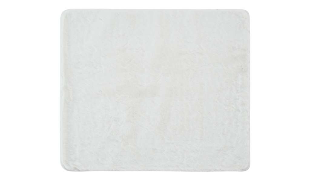 HOME STORY Badteppich  Angora ¦ weiß ¦ 100% Polyester ¦ Maße (cm): B: 55 Badtextilien und Zubehör > Badematten & Badvorleger - Höffner