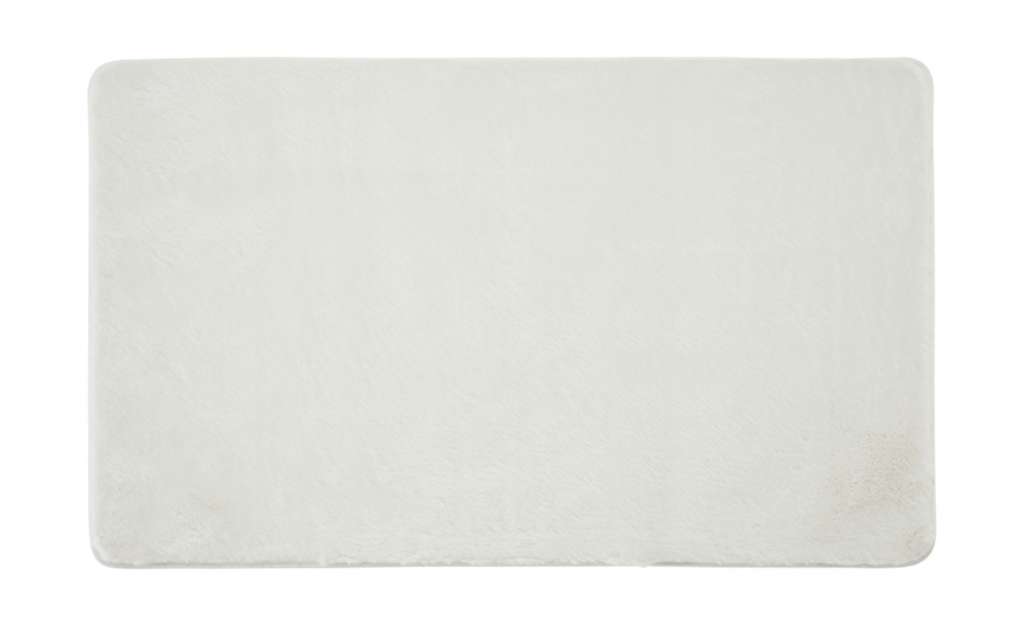 HOME STORY Badteppich  Angora ¦ weiß ¦ 100% Polyester ¦ Maße (cm): B: 60 Badtextilien und Zubehör > Badematten & Badvorleger - Höffner